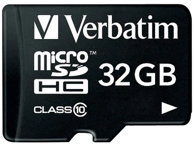 VERBATIM Verbatim 44083 32GB microSDHC memory card — product photo
