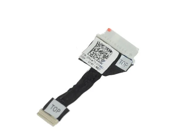 Thin black ribbon cable with small connectors at both ends