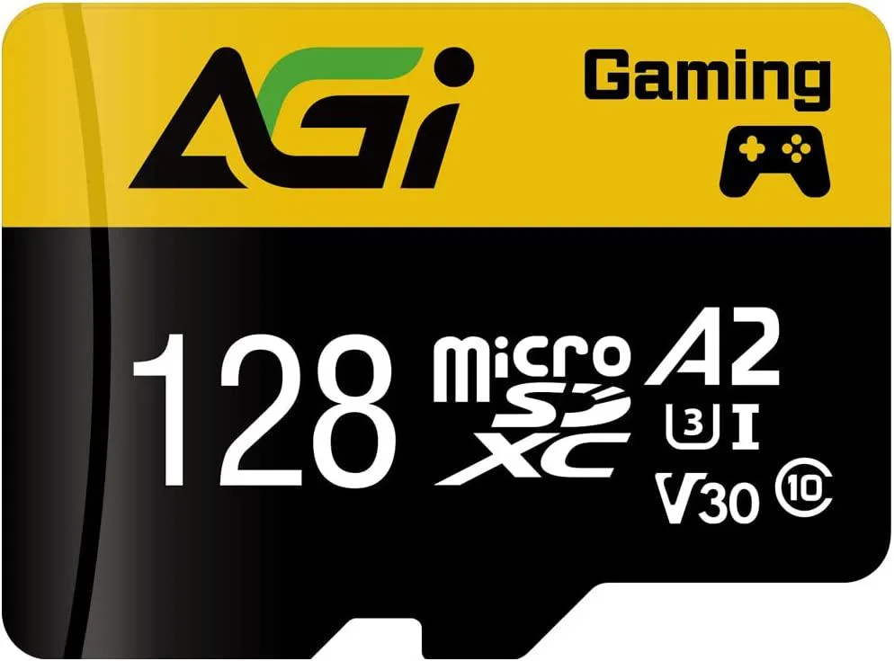 AGI AGI TF138 128GB microSDXC U3 V30 A2 98/70 MBs — product photo