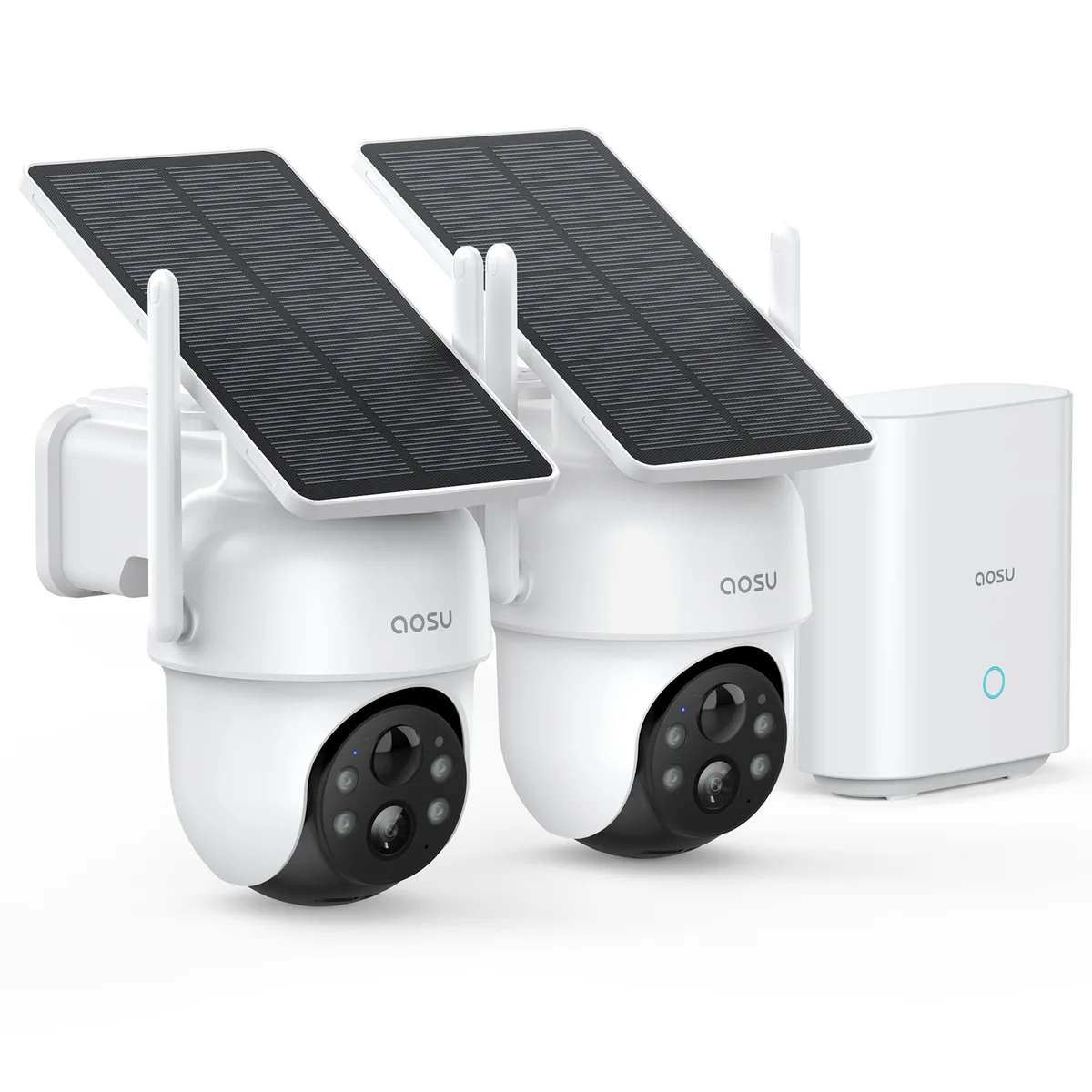 AOSU AOSU C9C-2H Surveillance Security System 2-Camera Kit 3MP 166° 32GB — product photo