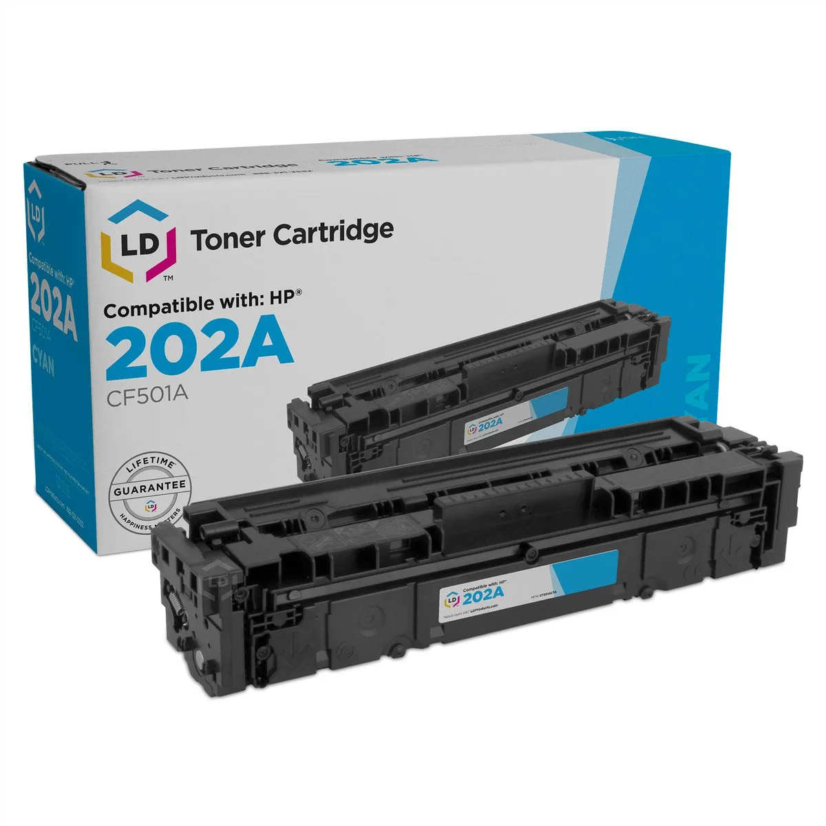 LD Products LD Products Compatible Toner Cartridge CF501A Cyan 1300 Pages — product photo