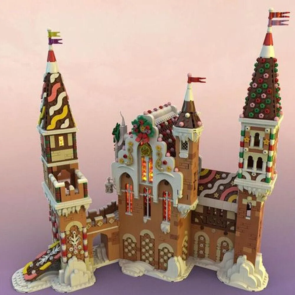 ZITIANYOUBUILD ZITIANYOUBUILD MOC-130576 Modular Magic Castle Winter Residence 3971 Parts — product photo