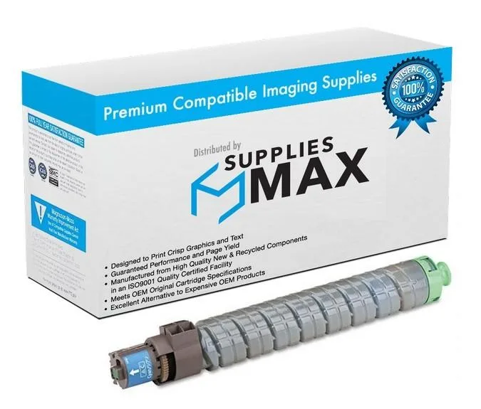 SuppliesMax SuppliesMax Cyan Toner Cartridge Gestetner Corp 841816 18000 Pages — product photo