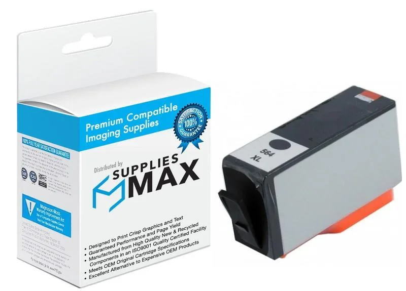 SuppliesMax SuppliesMax HP CN684WN Black High Yield Inkjet Cartridge 550 Pages — product photo