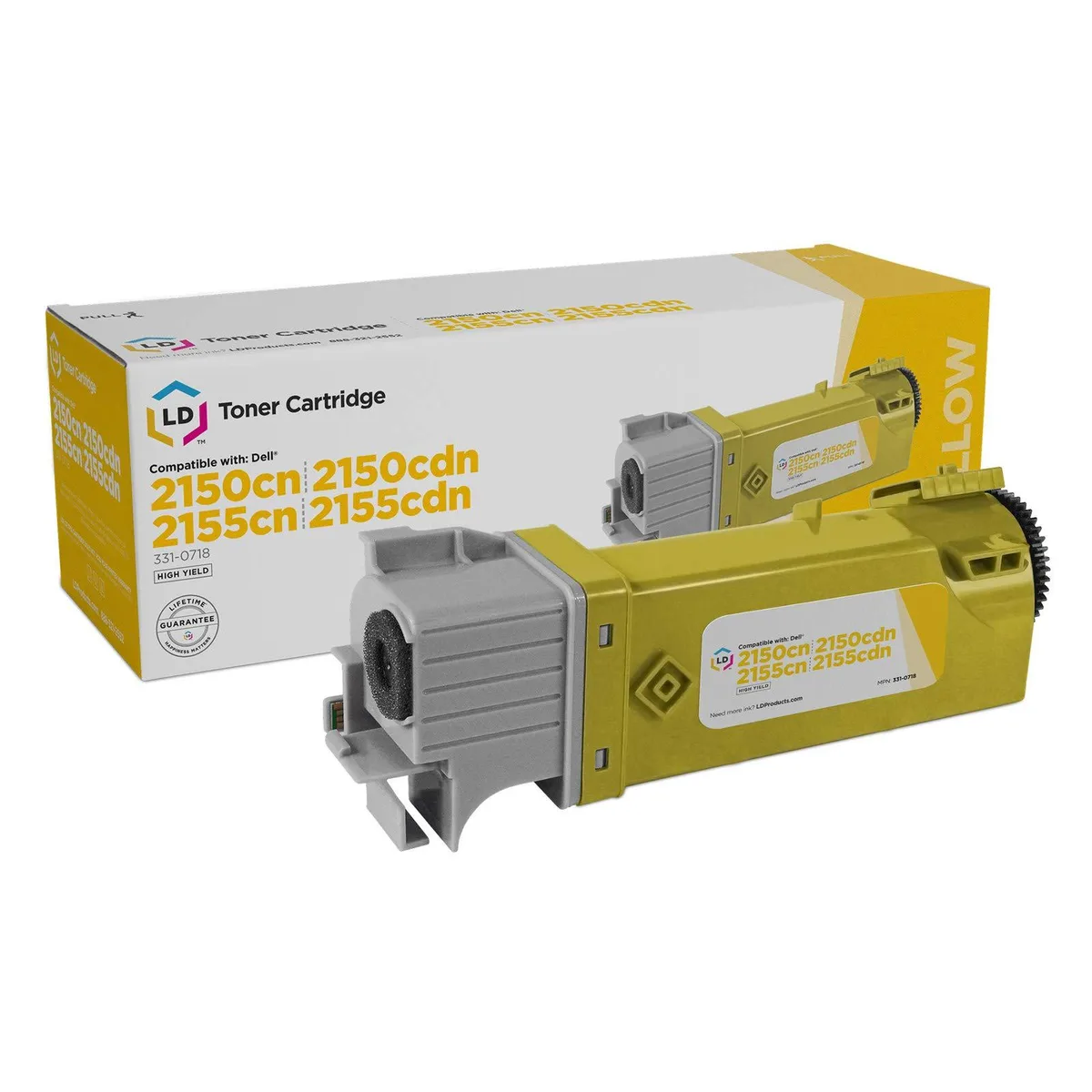 LD Products LD Products Toner Cartridge for Dell 331-0718 High Yield Yellow — product photo
