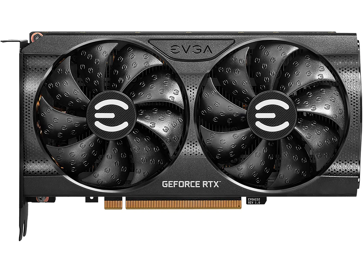EVGA EVGA GeForce RTX 3060 Ti XC GAMING 08G-P5-3663-KL graphics card — product photo