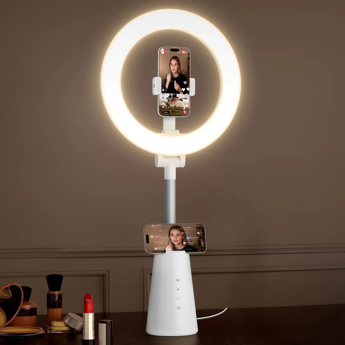  Neewer M01 11" Ring Light White 13.5" Stand Phone Holder — product photo