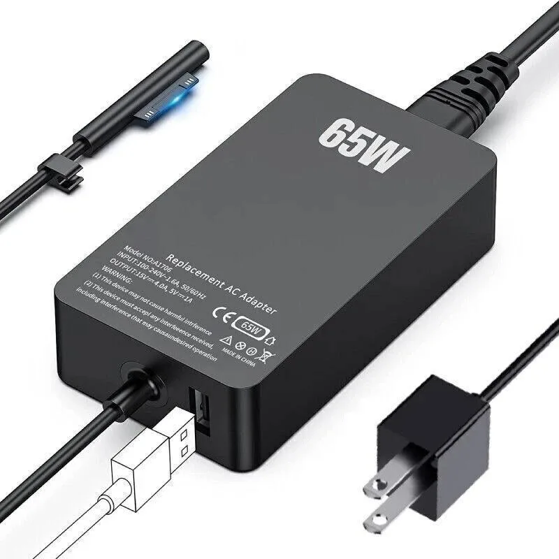 RAYBESTOS UNBRANDED RAYBESTOS UNBRANDED 65W Power Supply Laptop AC Adapter Charger For Microsoft Surface Pro3 4 5 6 7+ 8 65w — product photo