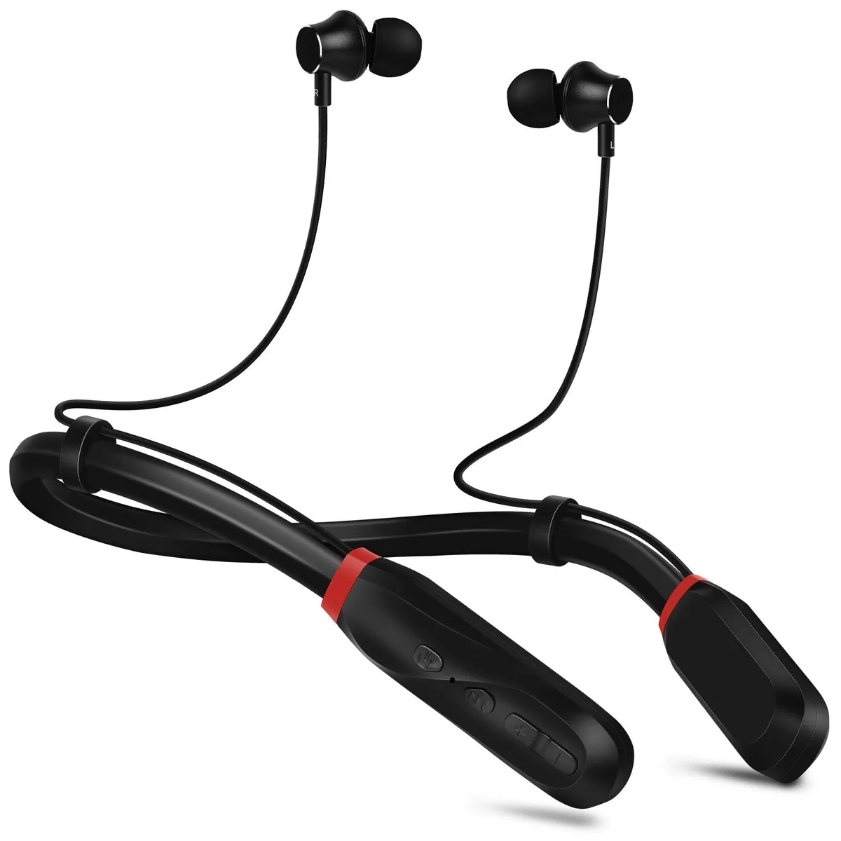  TERUBIN I35 Neckband Bluetooth Headphones 200H Black — product photo