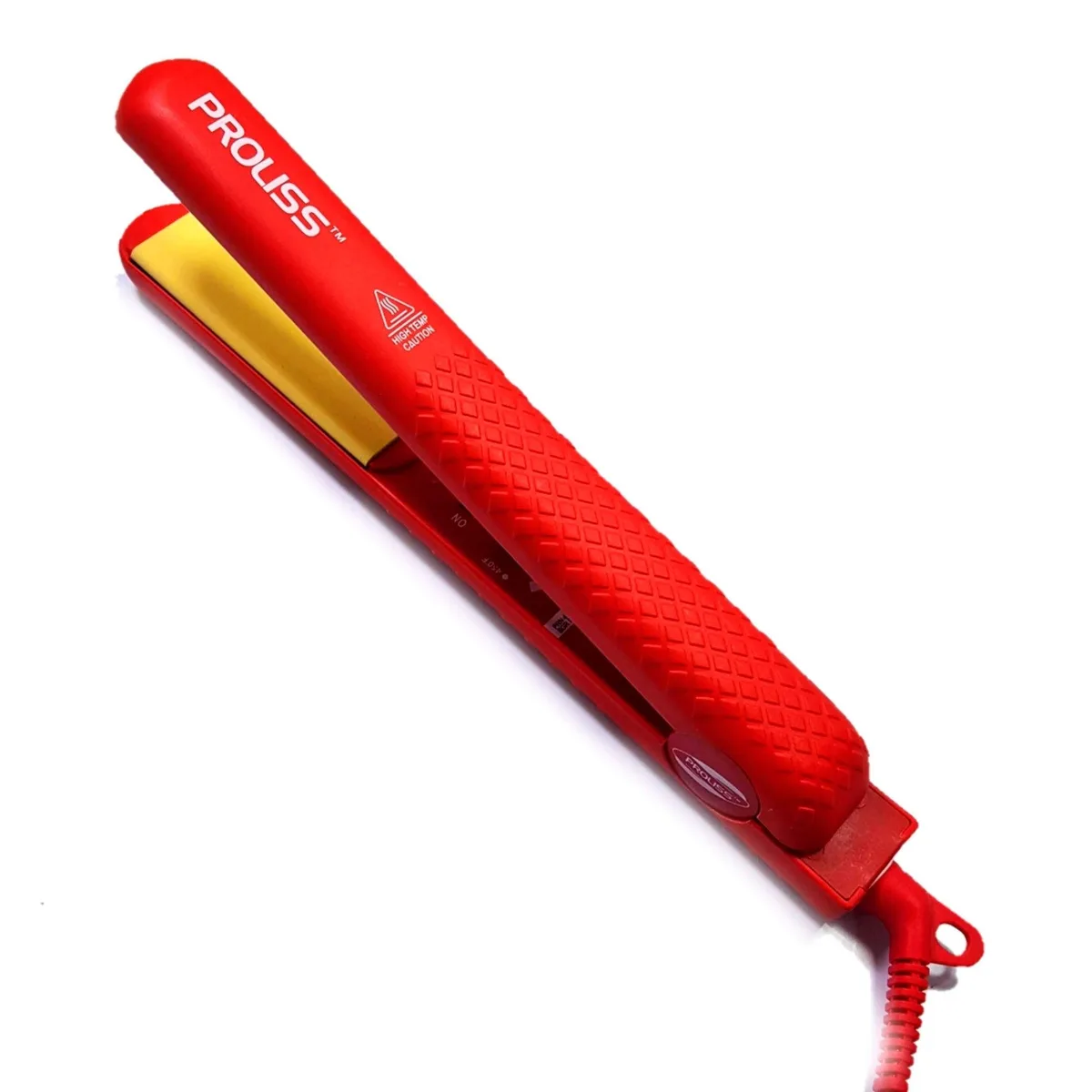 Proliss Proliss Sunshine Girl 1.25" Flat Iron Yellow Ceramic Red — product photo