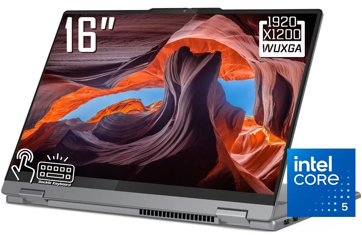 Lenovo Lenovo IdeaPad 5 2-in-1 16" Intel Core 5 120U 16GB 2TB Luna Grey — product photo