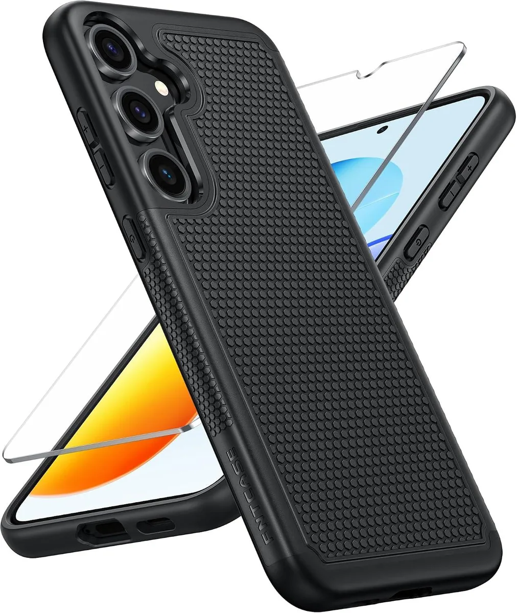 Transcend Transcend Galaxy S25 Case Dual Layer 14ft Drop 360 Screen Protector Black — product photo
