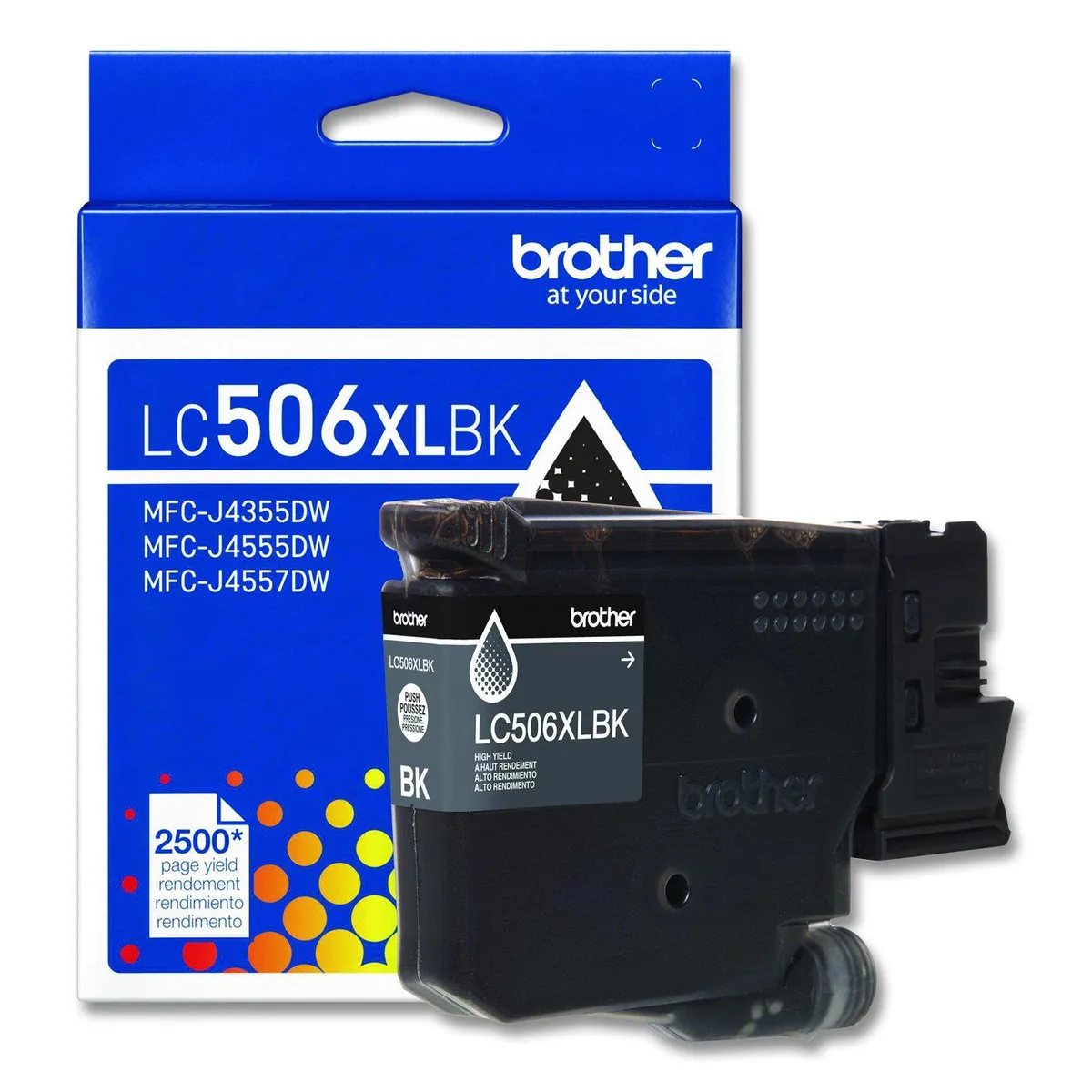Brother Brother LC506XLBKS high-yield black ink cartridge (genuine brands) — product photo