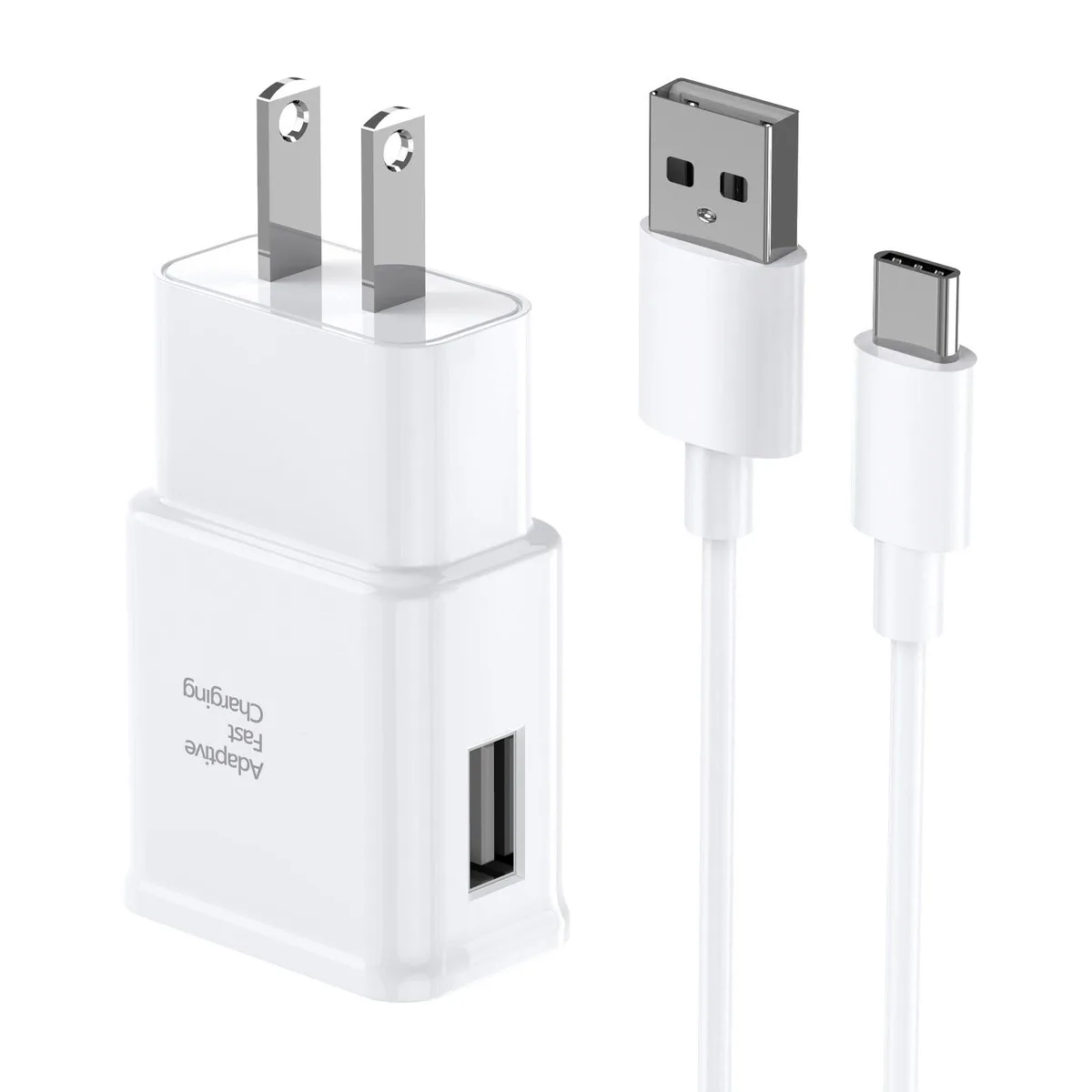 No Sew No Sew USB charger XY-2115-PD white 6.6ft 15W PD 3.0 3A — product photo