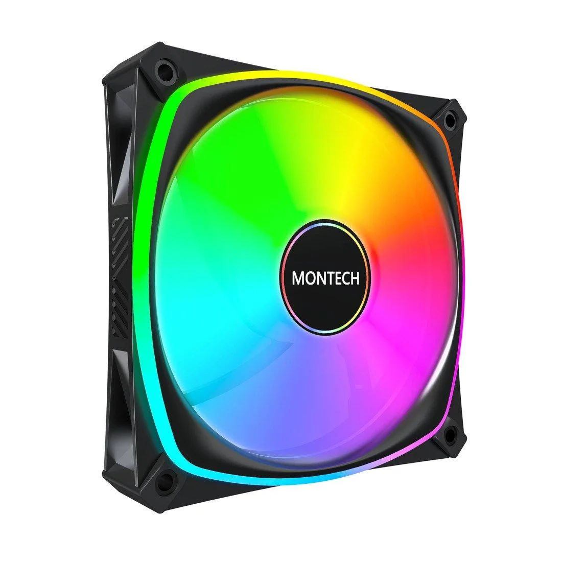 Montech Montech AX120 PRO AX120PB ARGB Case Fan 120mm 600-1600RPM Black — product photo