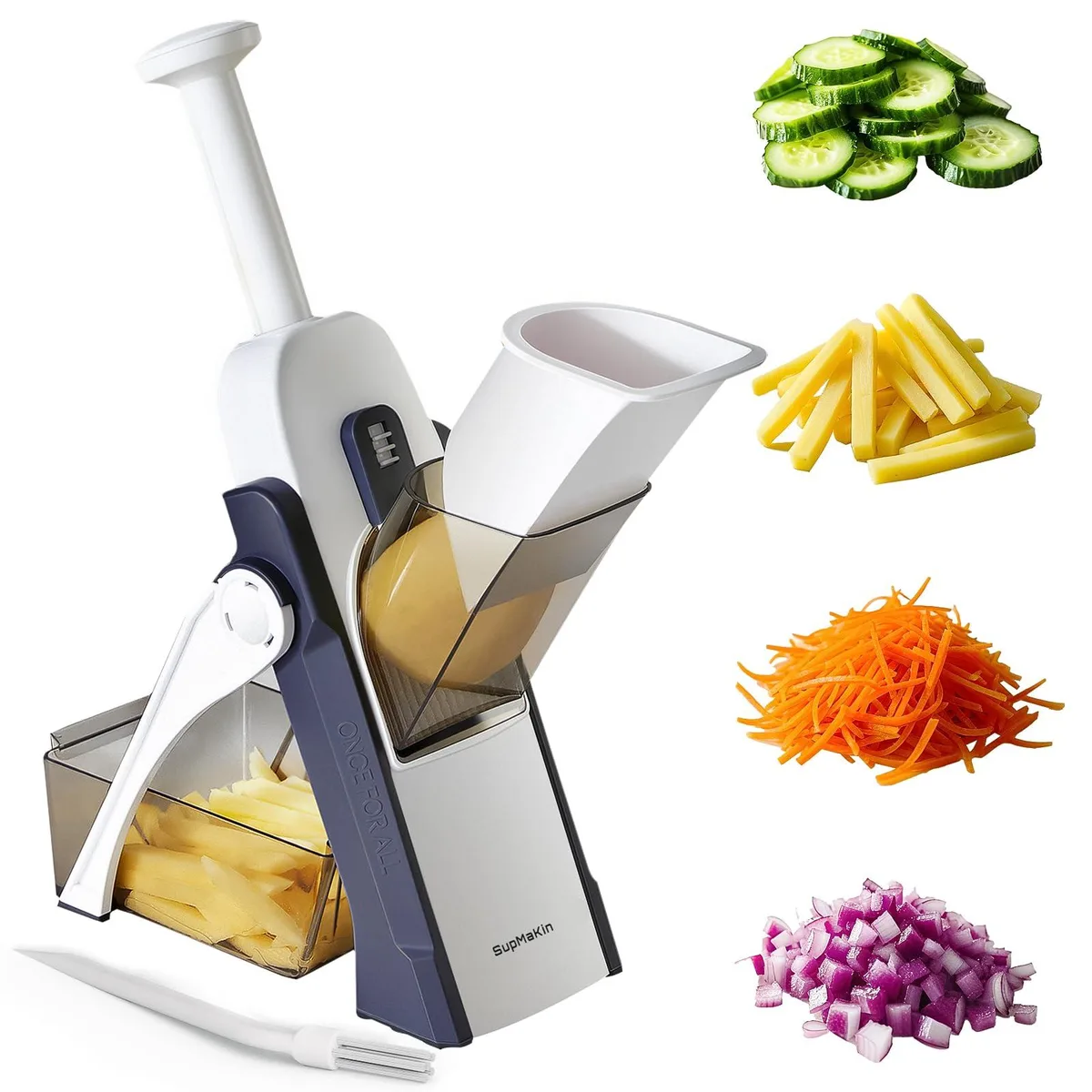 SupMaKin JS01 food processor 1–8 mm 16×11×37 cm 1.5 lb — product photo