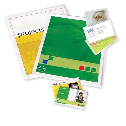 FELLOWES FELLOWES 5220701 Self-Adhesive Laminating Pouches 5/Pack — product photo