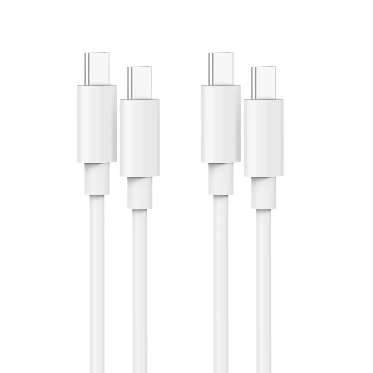 IFEART USB-C to USB-C Cable 3.3ft 60W White 2-Pack — product photo