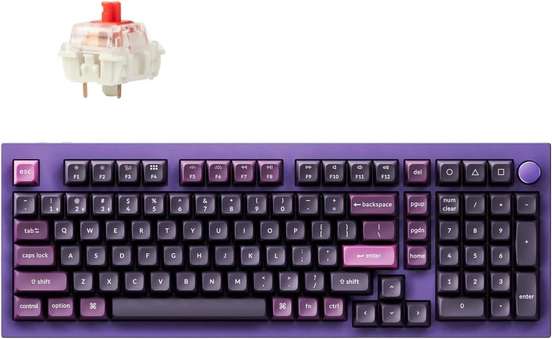 TUKO TUKO Q5 Pro 96% Wireless Mechanical Gaming Keyboard Purple — product photo