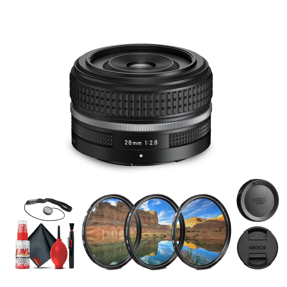 Nikon Inc Nikon NIKKOR Z 28mm f/2.8 SE camera lens — product photo