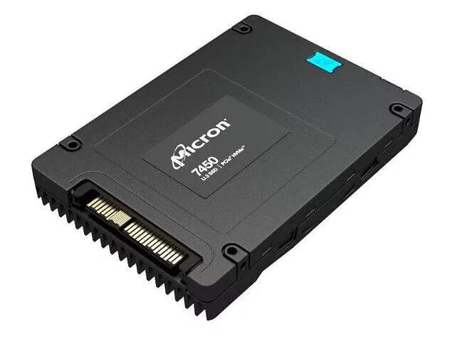 Micron Technology, Inc. Micron Technology, Inc. 7450 MAX 3.2TB enterprise SSD U.3 15mm — product photo