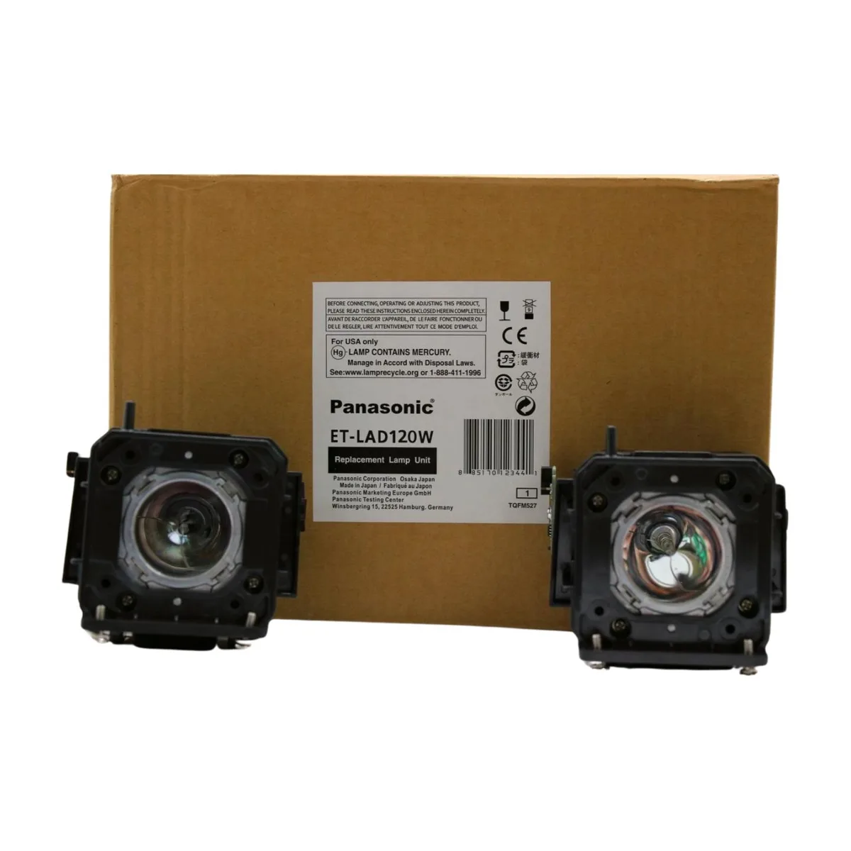 Panasonic Panasonic ET-LAD120W DLP Replacement Lamp TwinPack — product photo