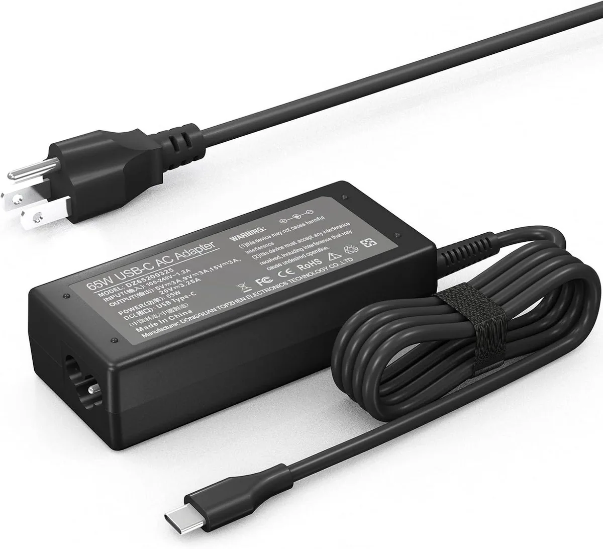FLEANE FLEANE 65W USB-C Laptop Charger HP Chromebook Compatible — product photo