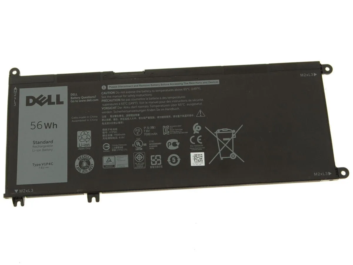 DELL DELL Chromebook 13 3380 56Wh 4-cell laptop battery V1P4C — product photo