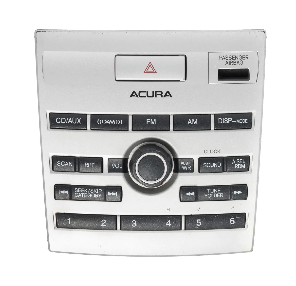 1 Factory Radio 1 Factory Radio AM FM Radio Control Panel Assembly 39050STKA010M1 for 2008-09 Acura RDX — product photo