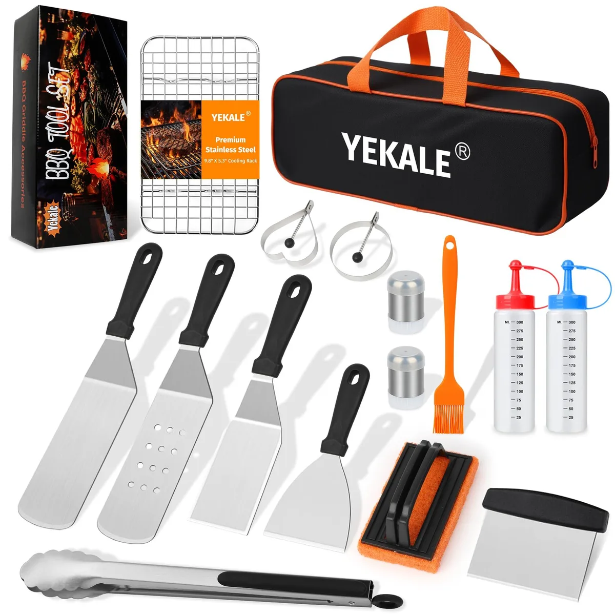  Healthy Living Griddle Accessories 17 PCS Kit — product photo