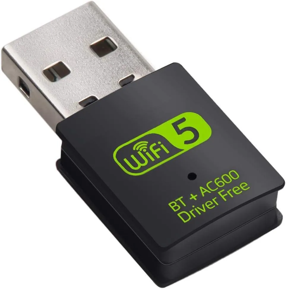 GCROWN GCROWN 600 Mbps Dual-Band USB Wi-Fi Bluetooth Adapter — product photo