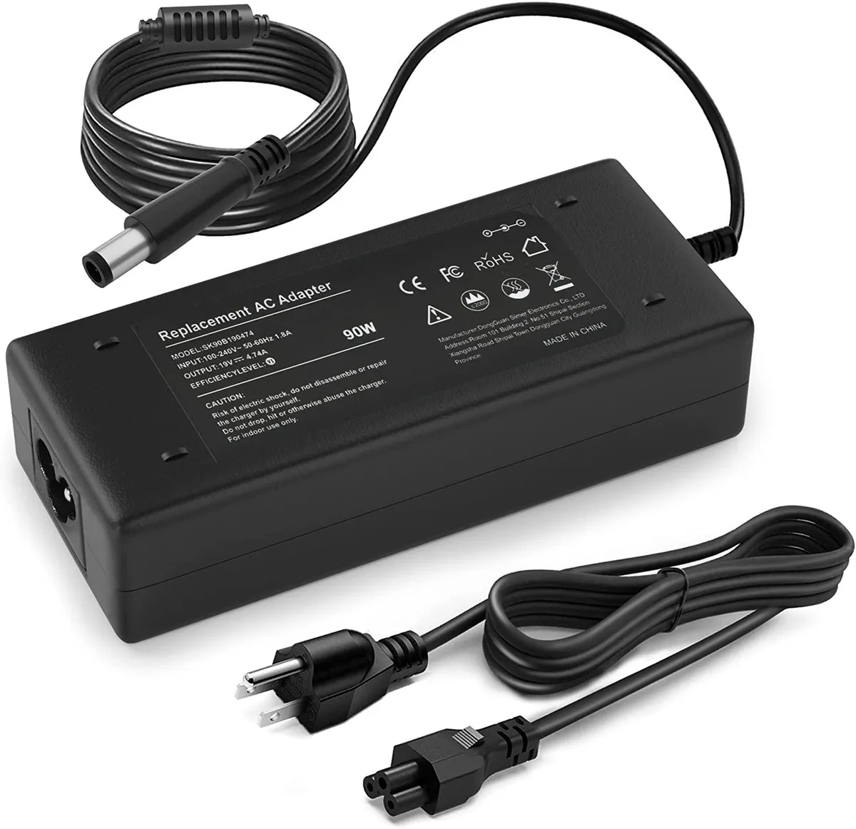 myVolts myVolts 19V 4.74A 90W AC Adapter 7.4mm*5.0mm — product photo