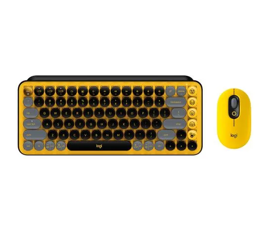 Logitech Logitech POP Keys Keyboard + POP Mouse Sunny Yellow — product photo