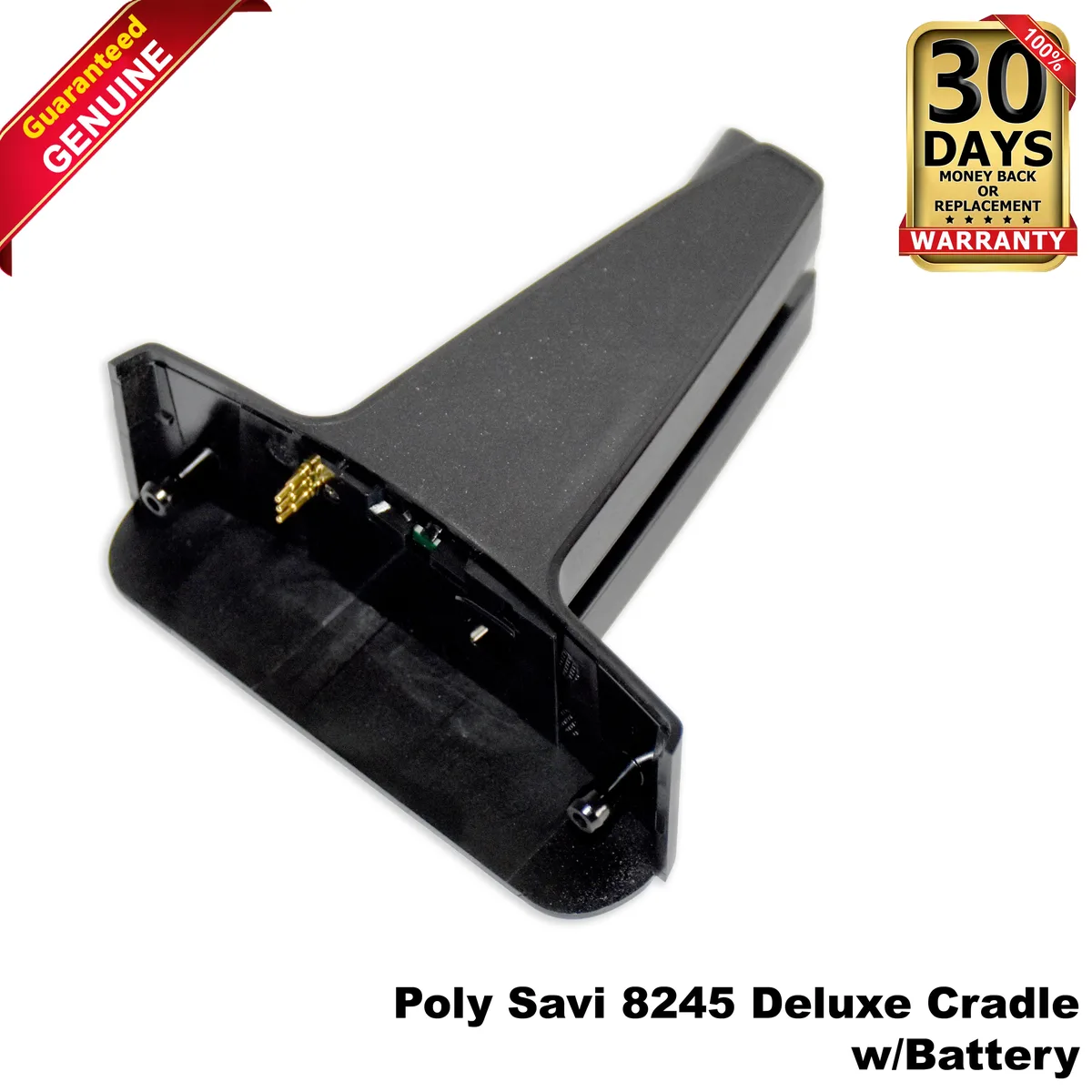 HP HP Poly Savi 8240 8245 Deluxe Cradle with Battery Black 85R49AA — product photo