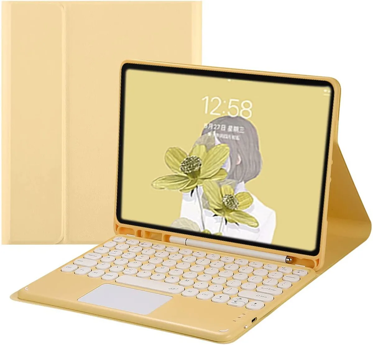 BONAEVER BONAEVER A1893/A1954 Keyboard Case with Touchpad Yellow — product photo
