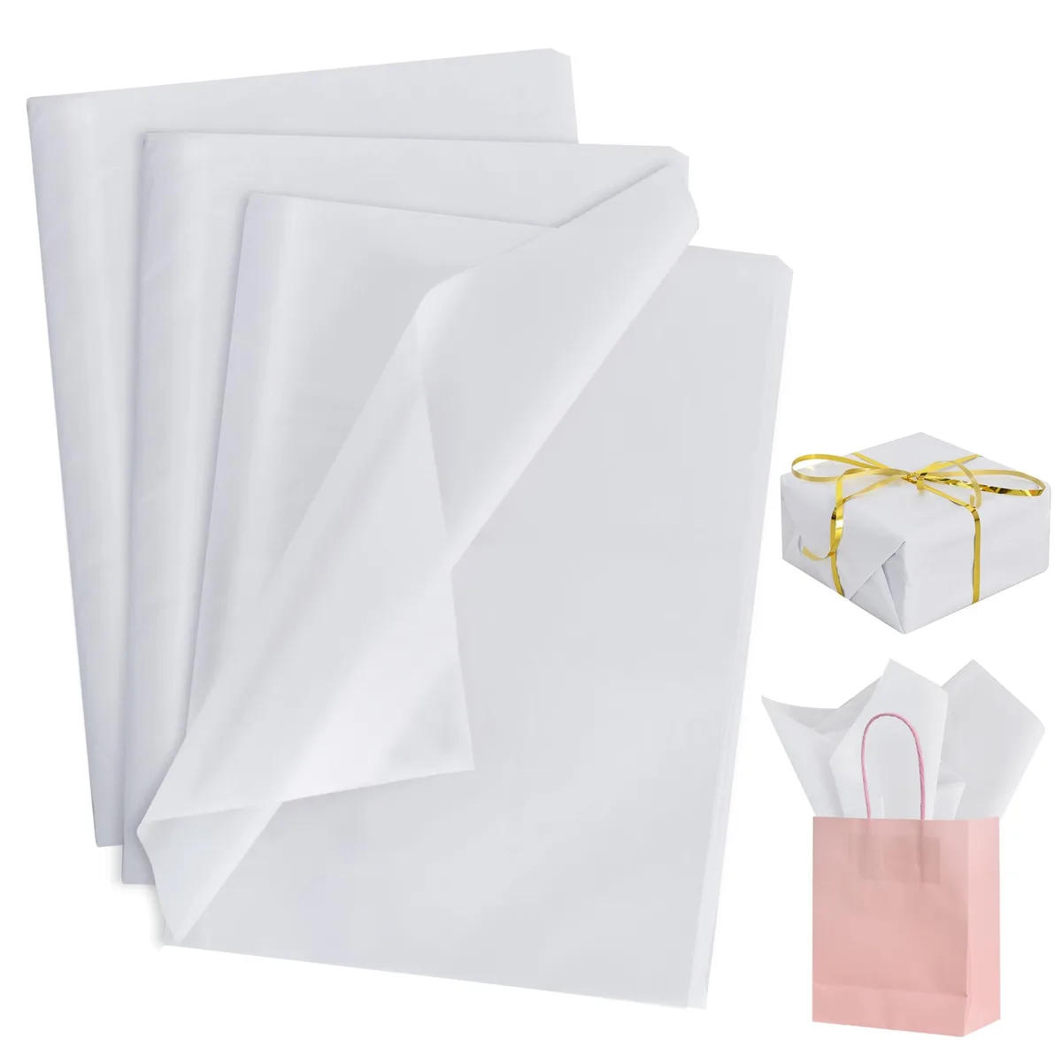  Avery tissuepaper-white100 White Tissue Paper 100 Sheets 35x50cm — product photo
