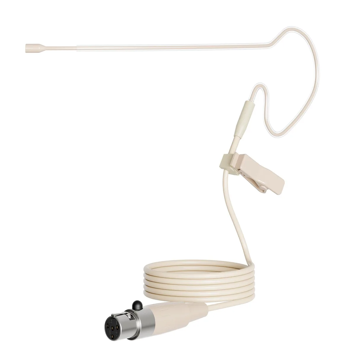  JK MIC-J S90 Earhook Microphone Beige XLR 42dB 63SNR — product photo