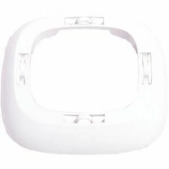 White rectangular flush-mount sleeve for wireless access point