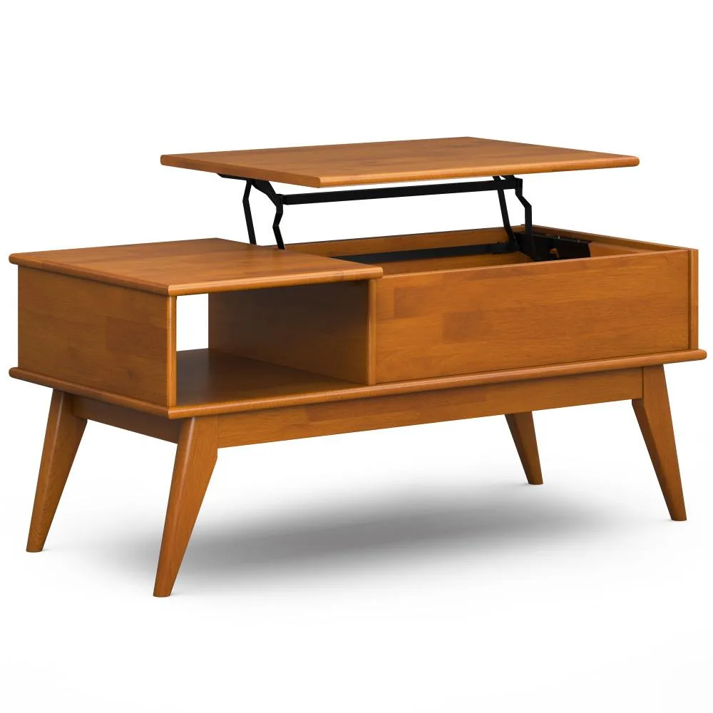 tuphen tuphen Draper Lift Top Coffee Table Teak 48x22x20 — product photo