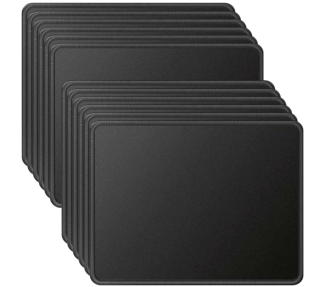KEHIPI KEHIPI Mouse Pad 12 Pack 8.5 x 11 inches Black — product photo