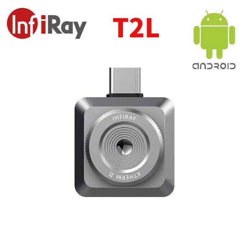 Coin-size thermal imager for iPhone, 26mm square, 12µm sensor