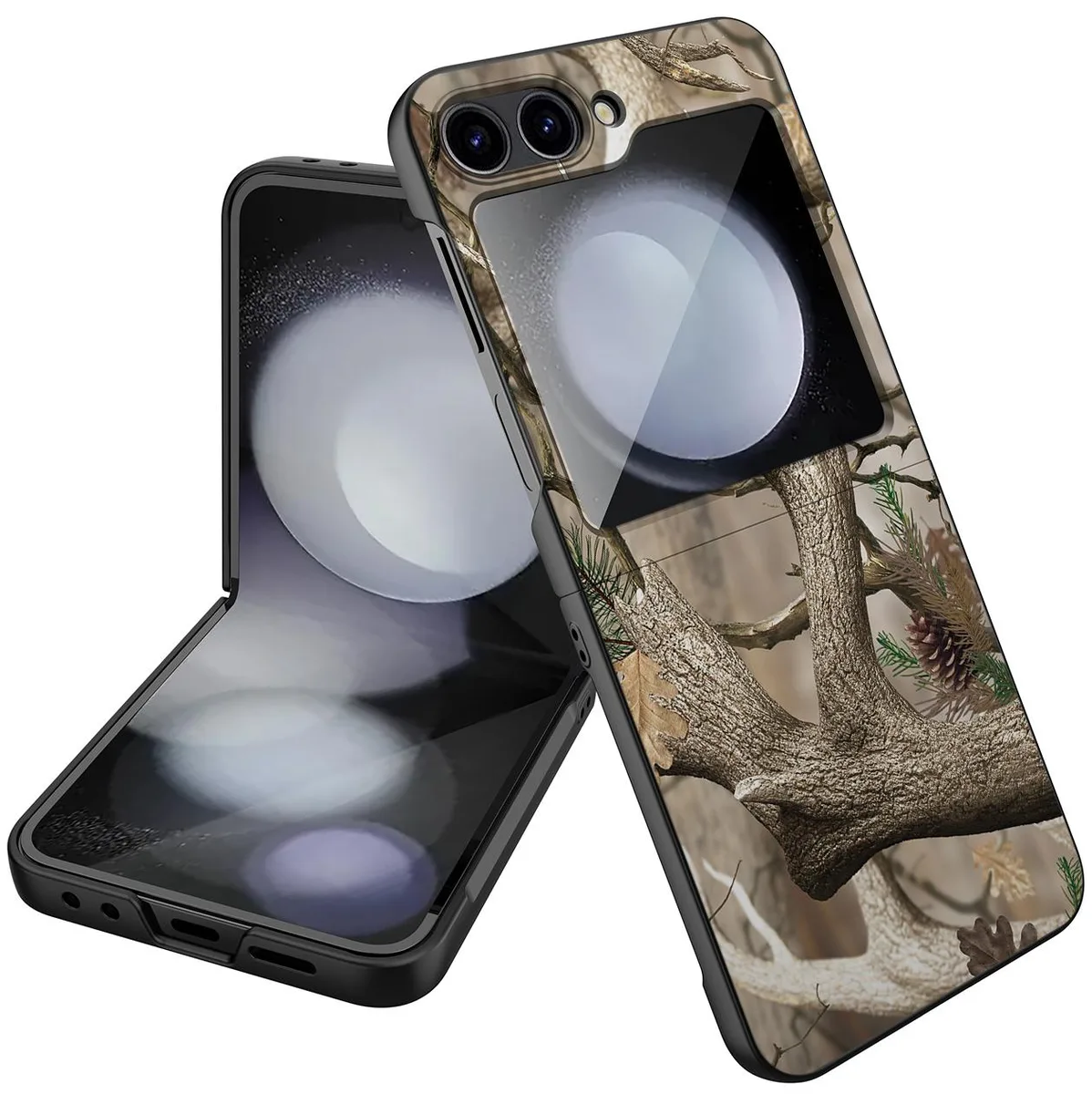 Nakedcellphone Nakedcellphone Slim Hard Case ZFLIP6-SLIM-CAMO Bush Camo — product photo
