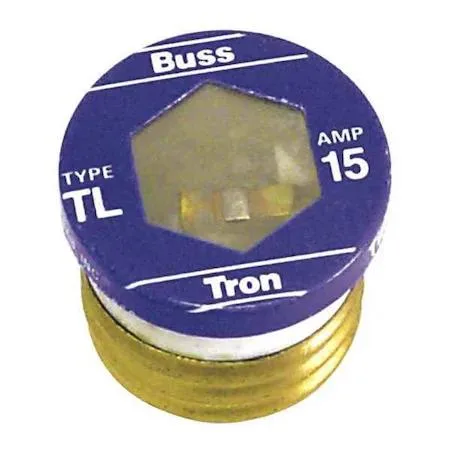 Bussmann Bussmann T-15 Plug Fuse 15A 125V 10kA 4 PK — product photo