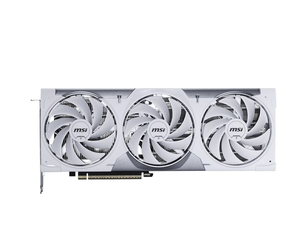 MSI MSI RTX 5070 Ti 16G VENTUS 3X PZ OC White graphics card — product photo
