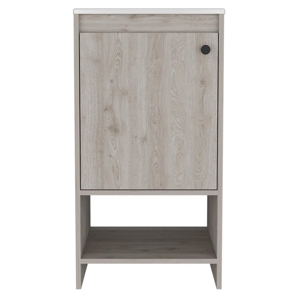 FM FURNITURE FM FURNITURE FM7132MLZ Bath Vanity Cabinet Grey 17.7"W x 17.7"D x 33.5"H — product photo