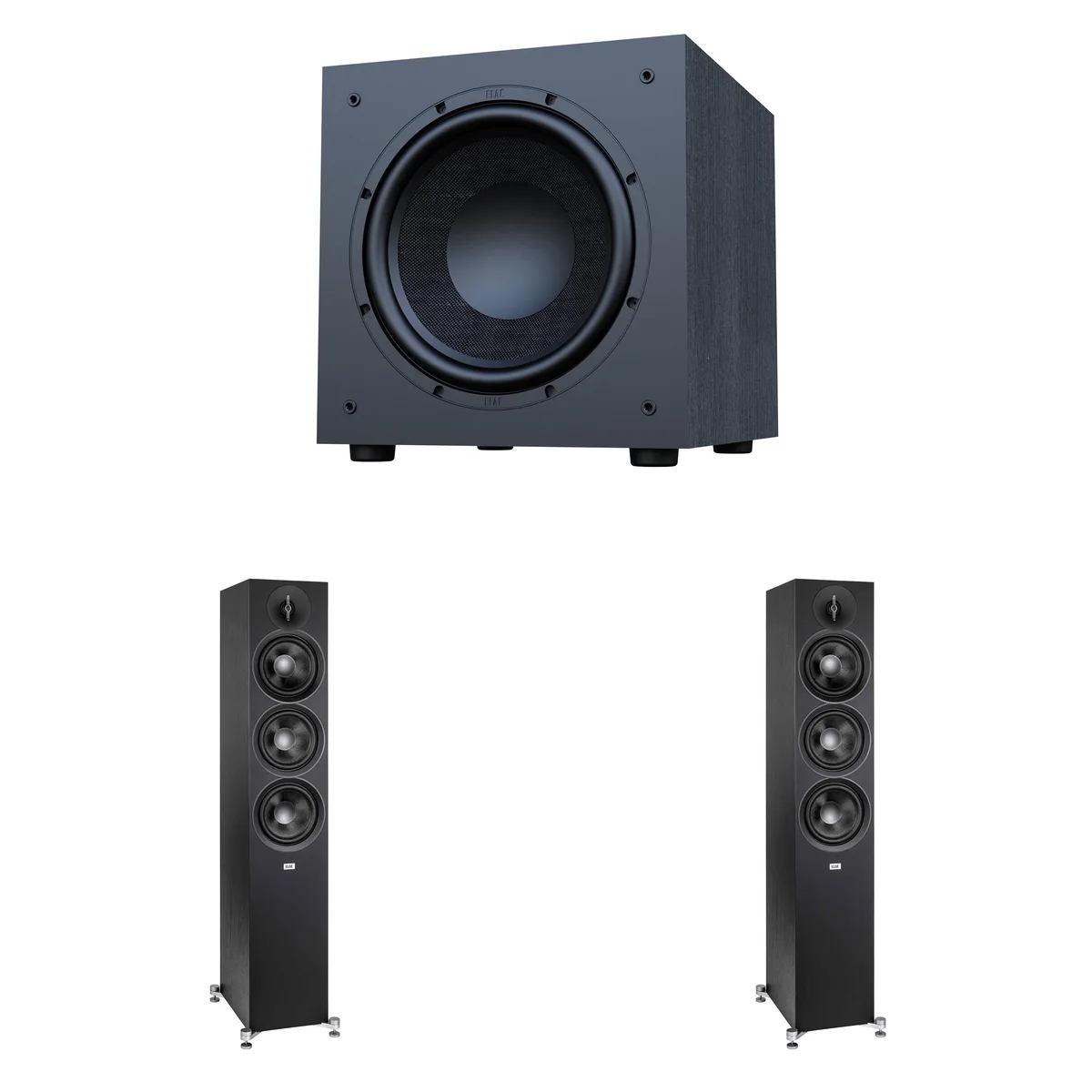 Elac Elac Debut 3.0 DF63/DS123 speaker and subwoofer bundle — product photo