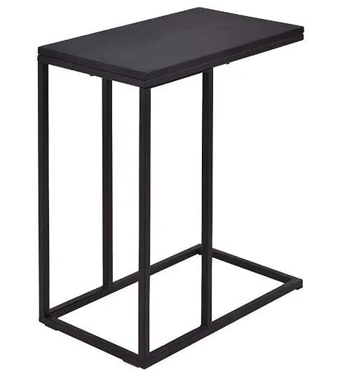 SlickBlue SlickBlue C-Shape End Table Black 19 x 11.0 x 23 in — product photo