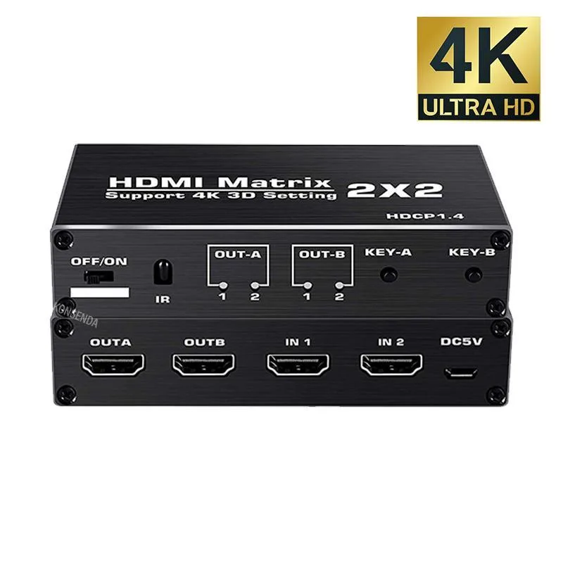 WRIARICH WRIARICH OZJ3 2x2 HDMI Matrix Switch 4K 60Hz — product photo