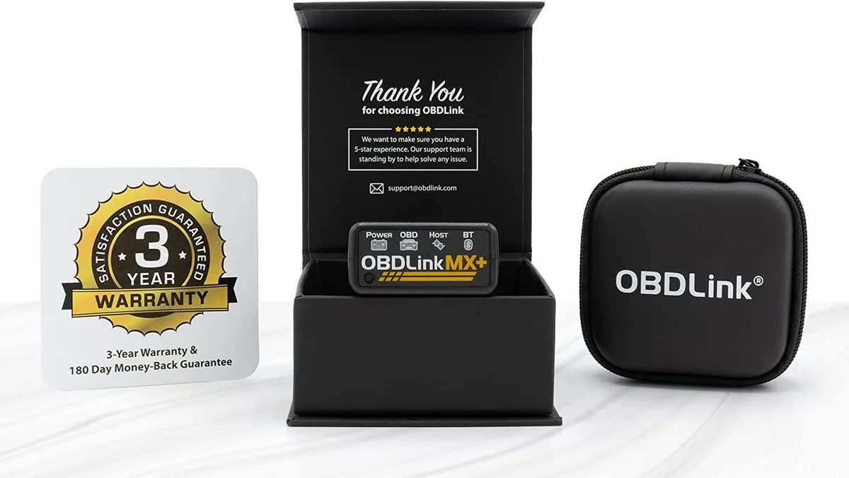 ScanTool ScanTool OBDLink MX+ Bluetooth OBD-II adapter car electronics accessory — product photo