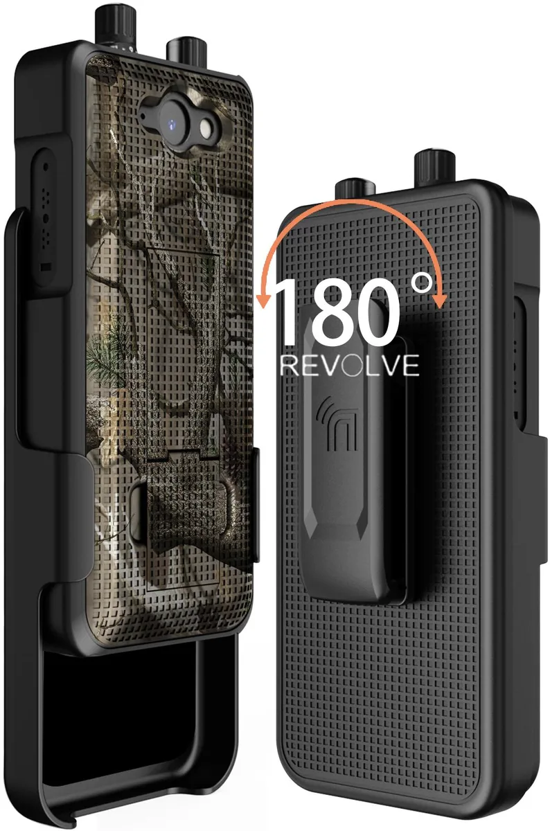 Nakedcellphone Nakedcellphone X530 Case and Belt Clip Holster Combo Bush Camo — product photo
